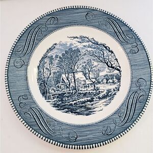 Currier & Ives Plate “The Old Grist Mill”
